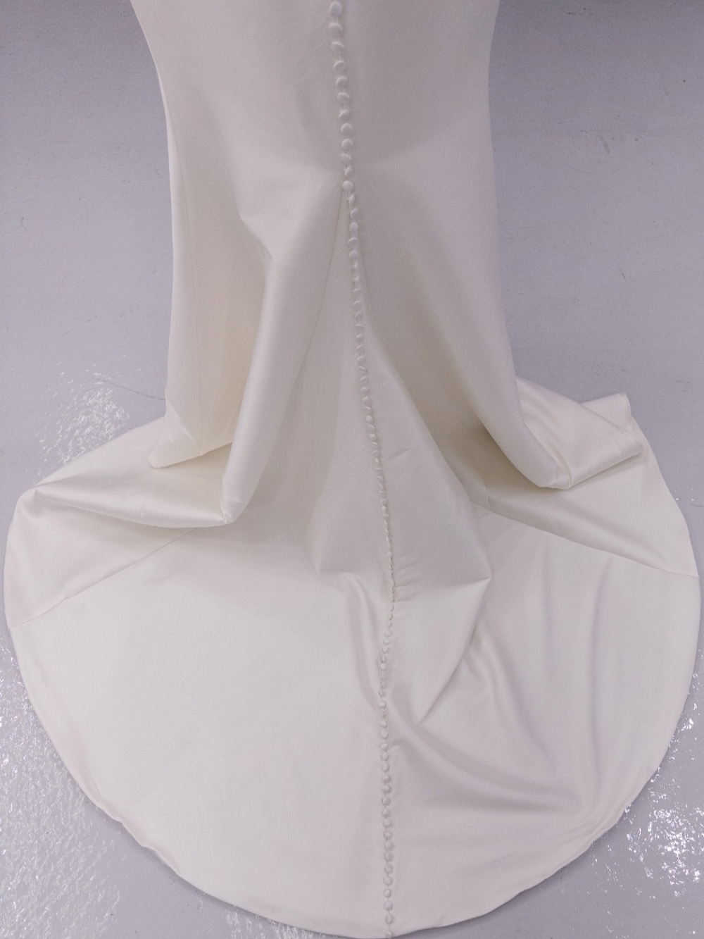 Justin Alexander Charlie Wedding Dress Size 14 With Detachable Train - Picture 8 of 12